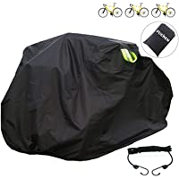 FUCNEN - Funda grande para bicicleta para 2 3 bicicletas- tela Oxford 210D- antipolvo- lluvia- protección UV- para…